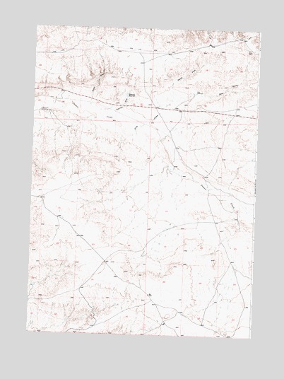 Ocla Draw, WY USGS Topographic Map