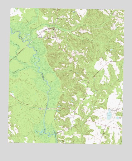 Oconee, GA USGS Topographic Map