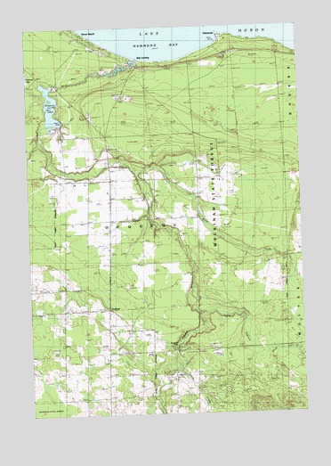 Ocqueoc, MI USGS Topographic Map