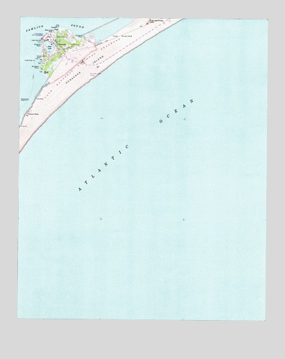 Ocracoke, NC USGS Topographic Map