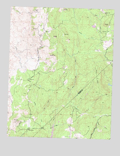 Ben Hur, CA USGS Topographic Map