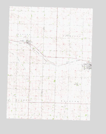 Odebolt West, IA USGS Topographic Map