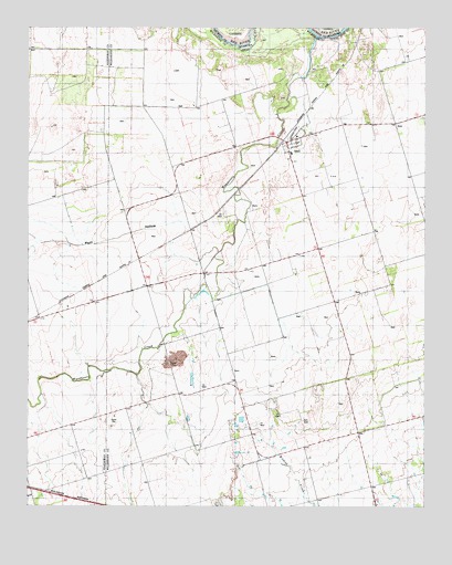Odell, TX USGS Topographic Map