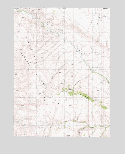 Odell Mountain, NV USGS Topographic Map