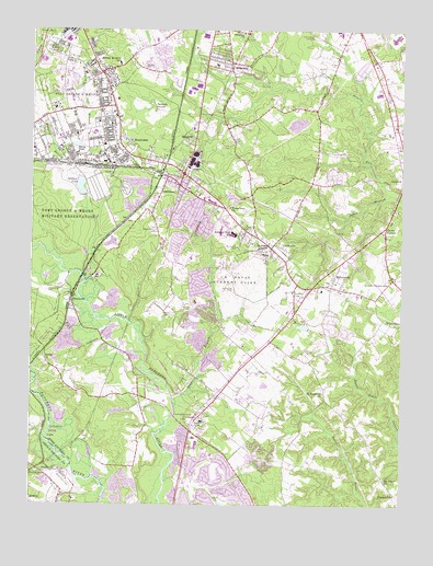 Odenton, MD USGS Topographic Map