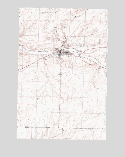 Odessa, WA USGS Topographic Map