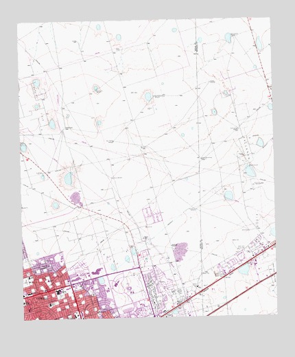 Odessa NE, TX USGS Topographic Map