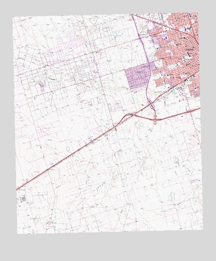 Odessa SW, TX USGS Topographic Map
