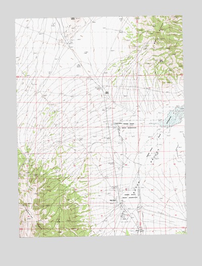 Odgers Ranch, NV USGS Topographic Map