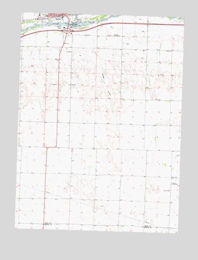 Ogallala SW, NE USGS Topographic Map