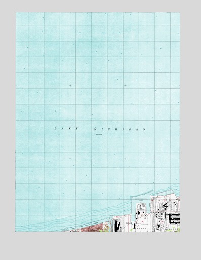 Ogden Dunes, IN USGS Topographic Map