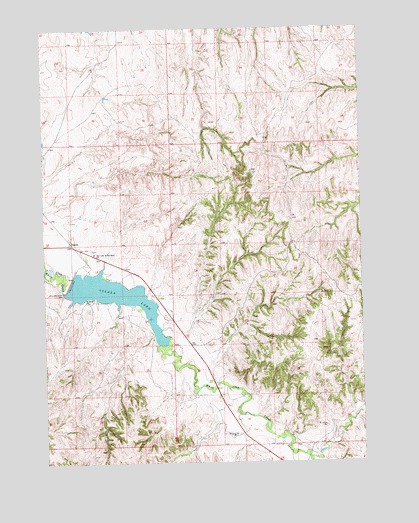 Oglala, SD USGS Topographic Map