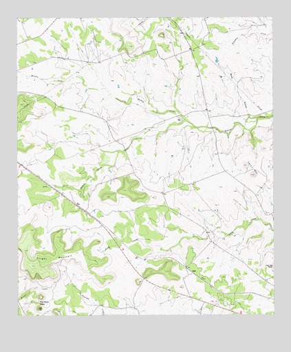 Ogles, TX USGS Topographic Map