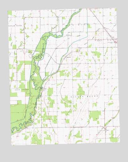 Oglesville, MO USGS Topographic Map