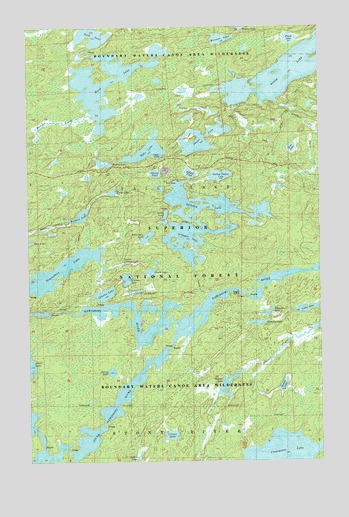 Ojibway Lake, MN USGS Topographic Map