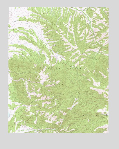 Ojito Peak, CO USGS Topographic Map