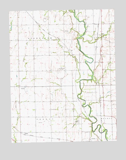Akron, KS USGS Topographic Map