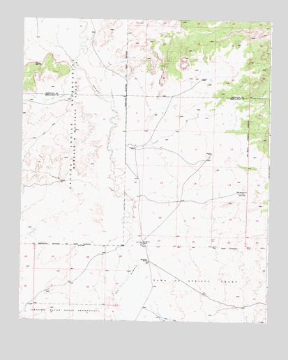 Benavidez Ranch, NM USGS Topographic Map