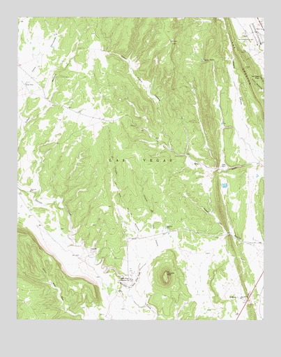 Ojitos Frios, NM USGS Topographic Map