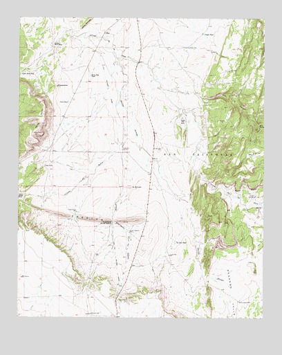 Ojo Hedionda, NM USGS Topographic Map