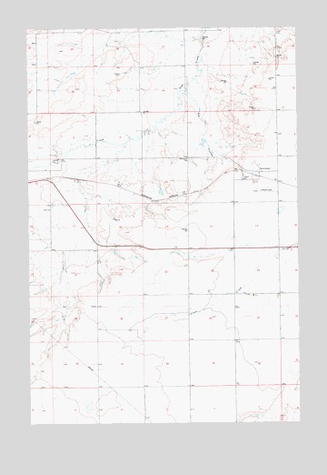 Benchland, MT USGS Topographic Map