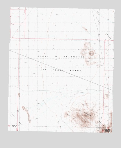 Okie Well, AZ USGS Topographic Map