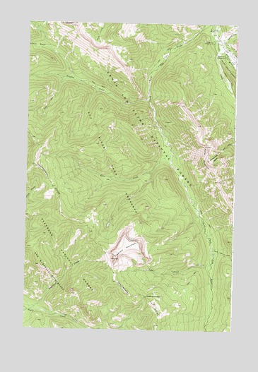 Benchmark, MT USGS Topographic Map