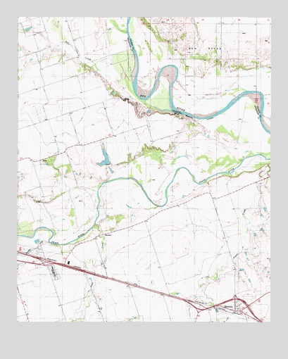 Oklaunion, TX USGS Topographic Map
