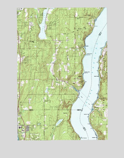 Olalla, WA USGS Topographic Map