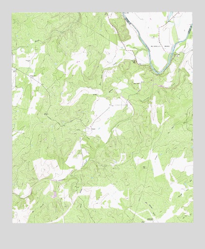 Bend, TX USGS Topographic Map