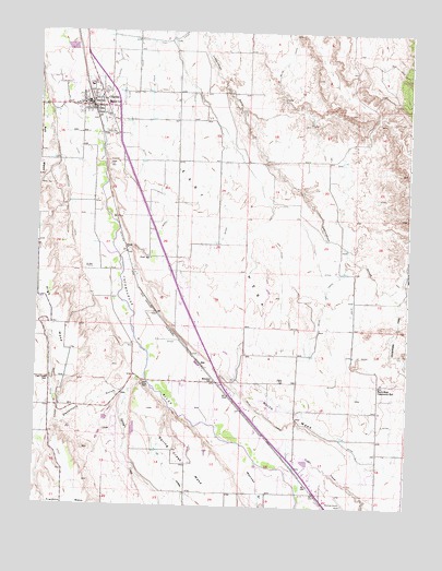 Olathe, CO USGS Topographic Map