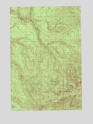 Old Baldy Mountain, WA USGS Topographic Map