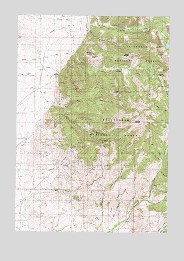 Old Baldy Mountain, MT USGS Topographic Map