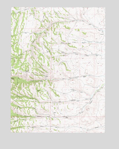Old Canyon, UT USGS Topographic Map