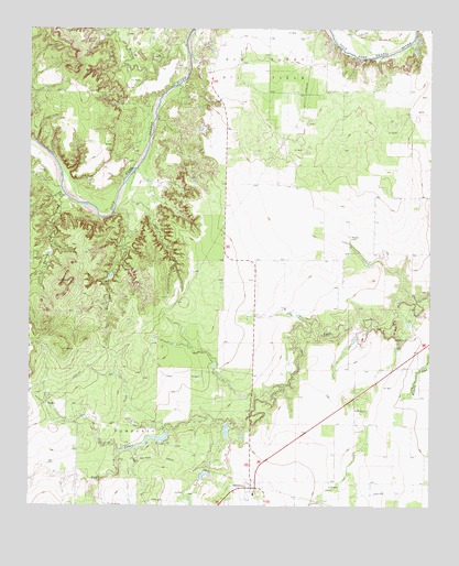 Old Glory, TX USGS Topographic Map