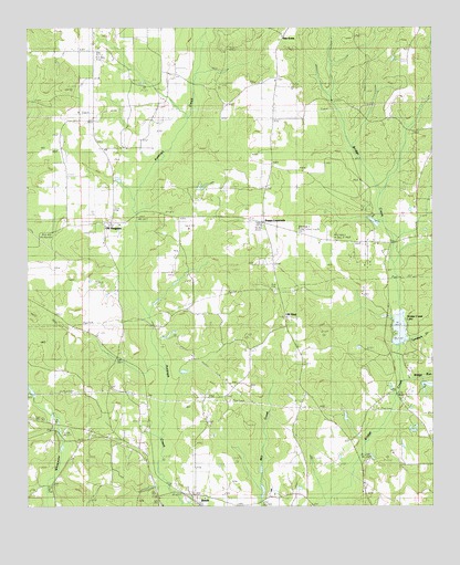 Old Kingston, AL USGS Topographic Map