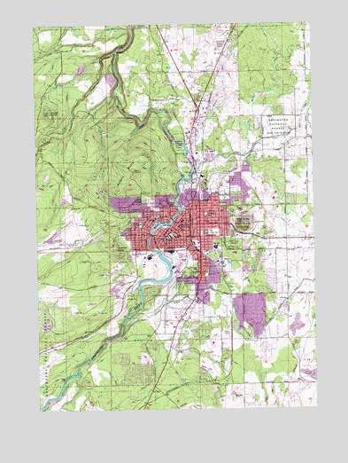 Bend, OR USGS Topographic Map