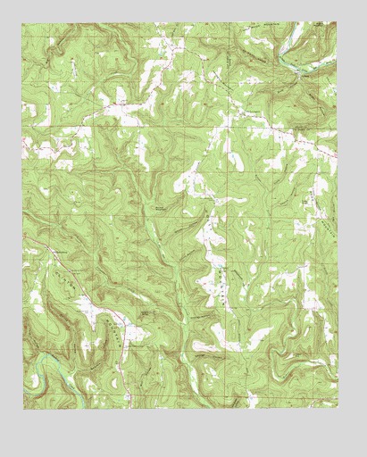 Old Lexington, AR USGS Topographic Map