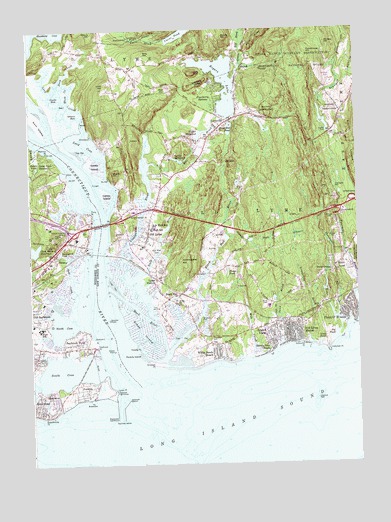 Old Lyme, CT USGS Topographic Map