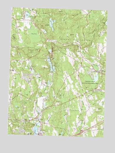 Old Mystic, CT USGS Topographic Map