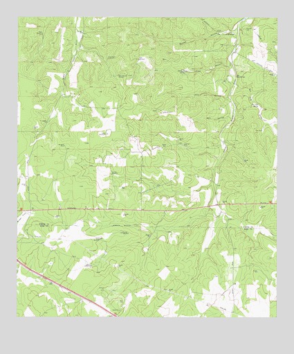 Old Noxville, TX USGS Topographic Map