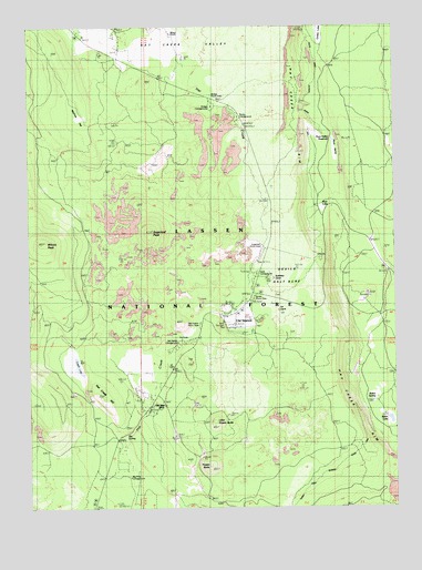 Old Station, CA USGS Topographic Map