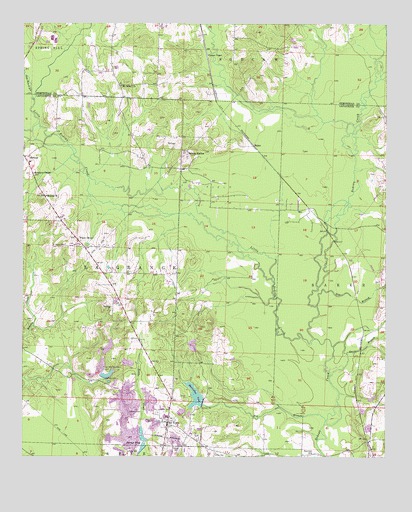 Old Town, AR USGS Topographic Map