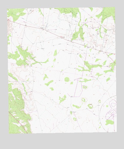 Old X Ranch, TX USGS Topographic Map