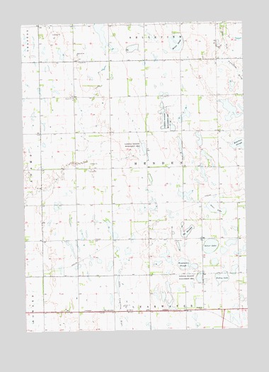 Oldham SW, SD USGS Topographic Map