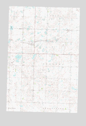 Benedict, ND USGS Topographic Map