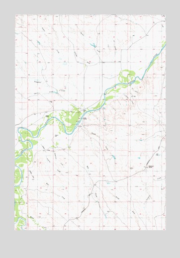 Oliphant Butte, MT USGS Topographic Map
