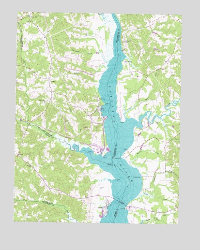 Benedict, MD USGS Topographic Map