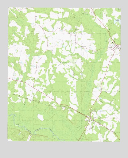 Oliver, GA USGS Topographic Map