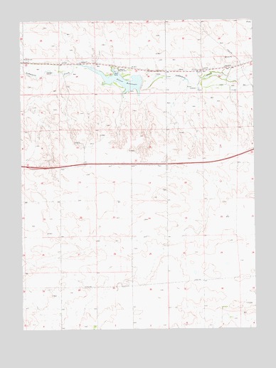 Oliver Reservoir, NE USGS Topographic Map